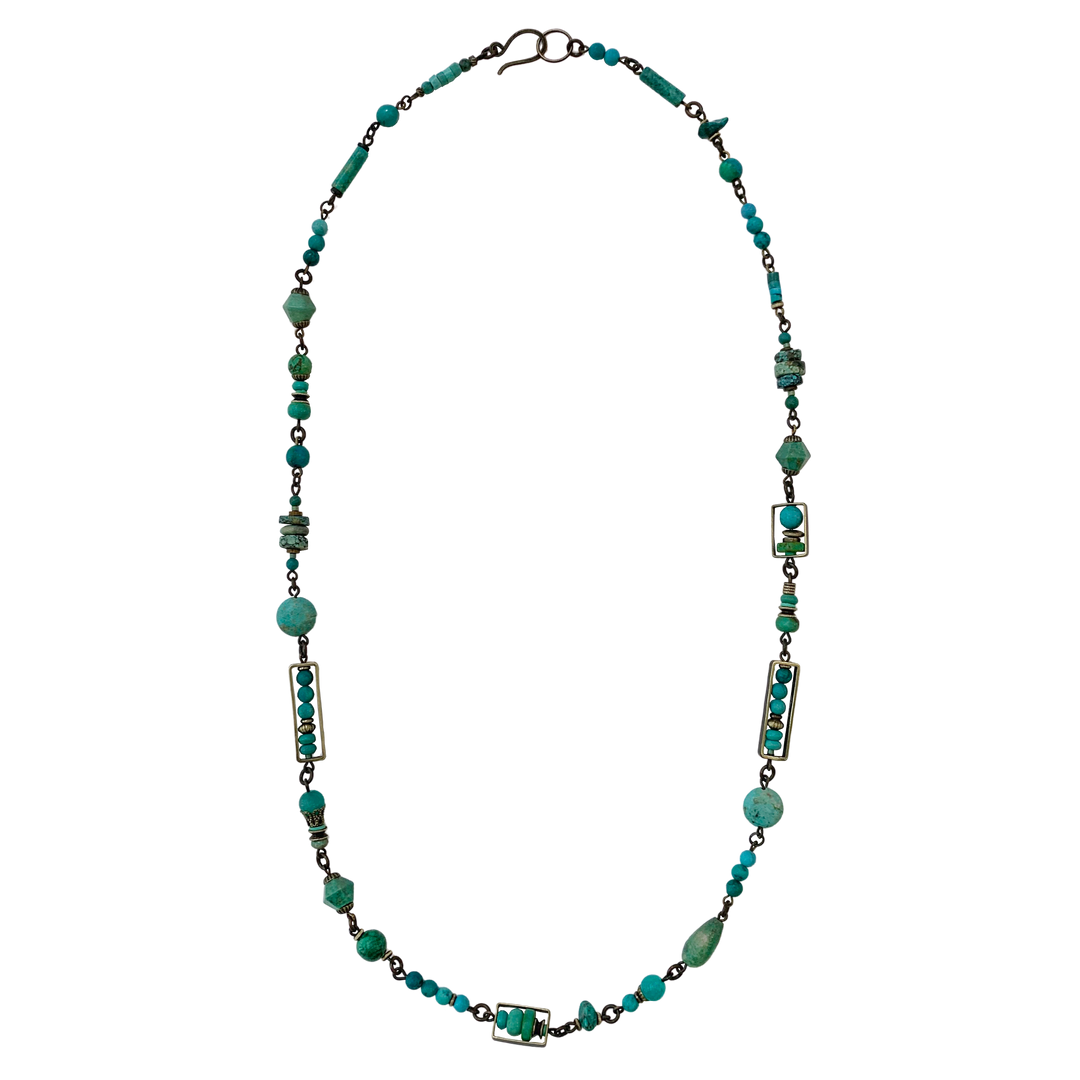 Turquoise Delica Necklace