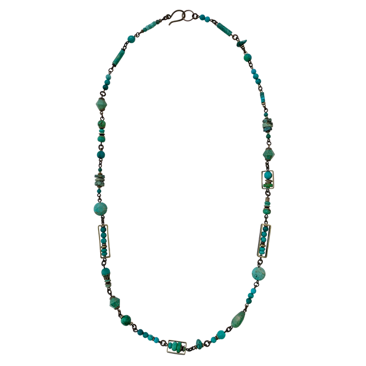 Turquoise Delica Necklace