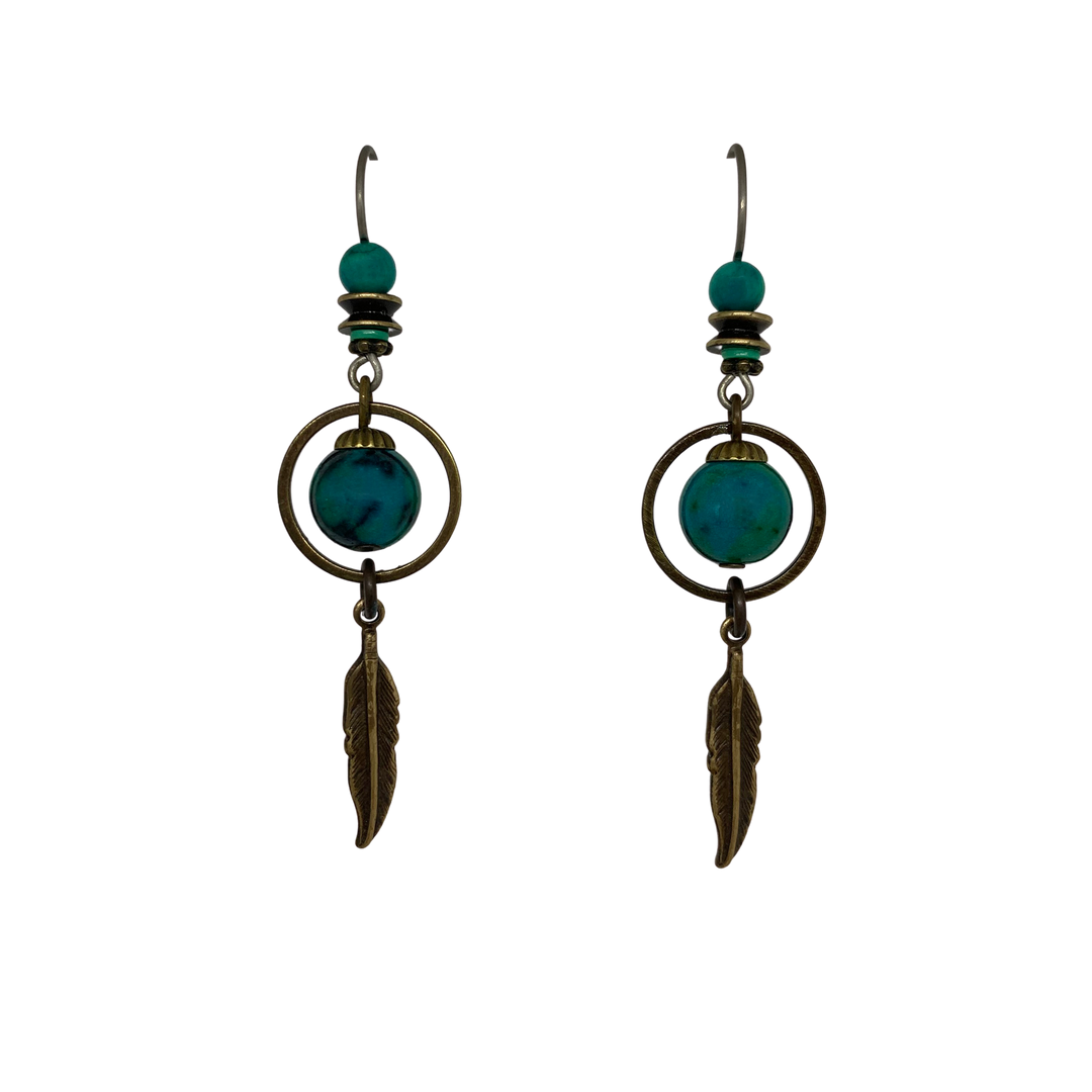 Elemental Feather Earrings