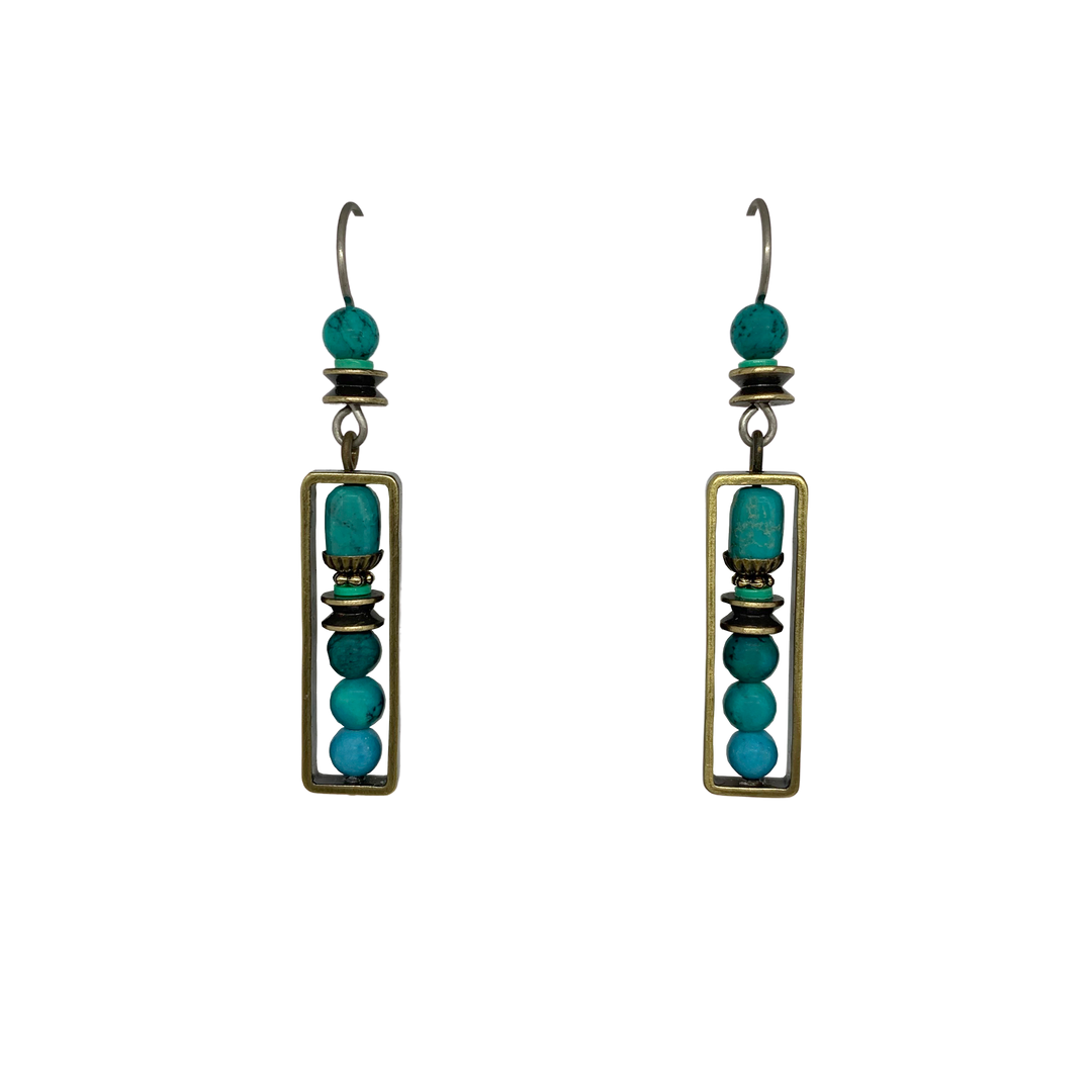 Elemental Rectangle Earrings