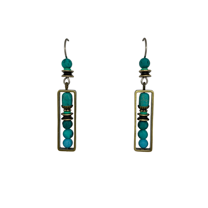 Elemental Rectangle Earrings