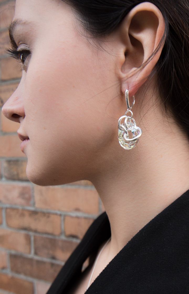 Aurora Borealis Small Wow Earrings - Artina's Jewellery