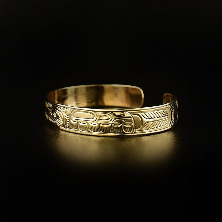 3/8” Gold Hummingbird Bracelet