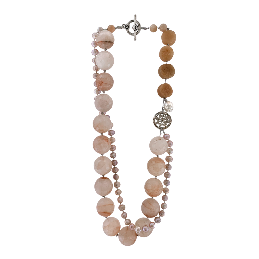 Mango Quartz Necklace