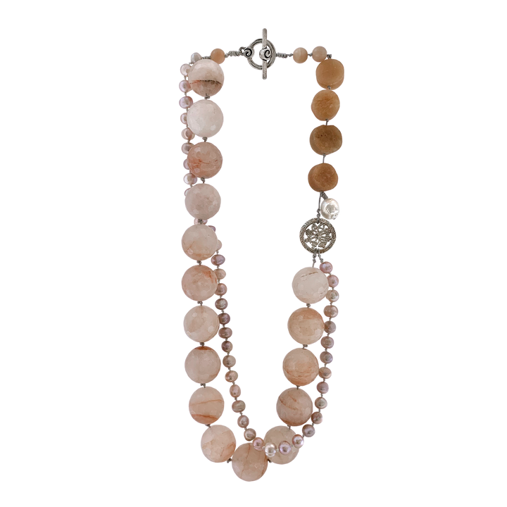 Mango Quartz Necklace
