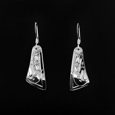 Cut Out Tapered Eagle Earrings