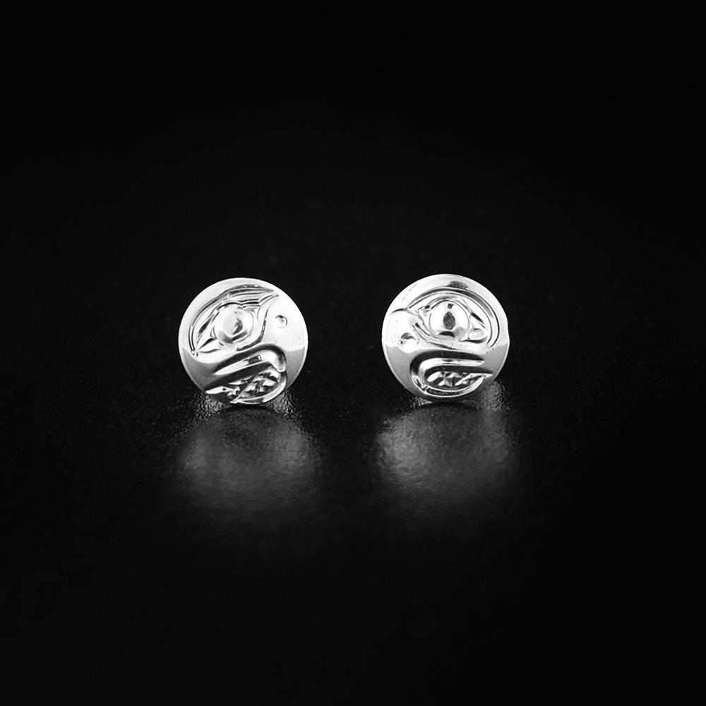 Mini Sterling Silver Eagle Studs