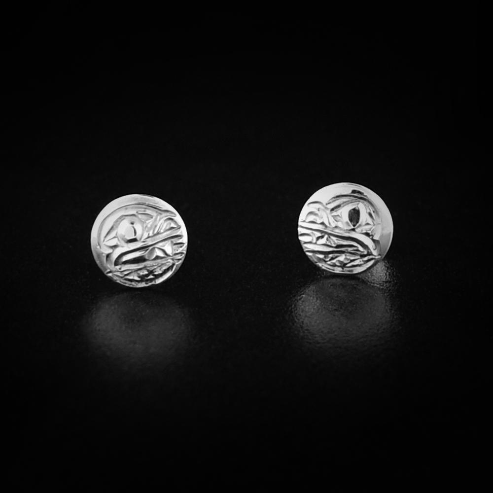 Mini Sterling Silver Bear Studs