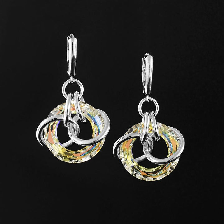 Aurora Borealis Medium Wow Earrings