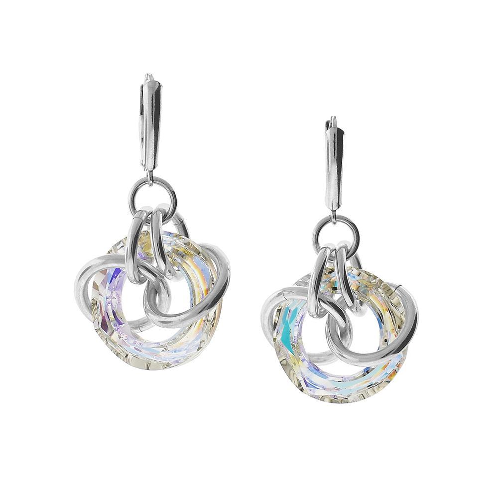 Aurora Borealis Medium Wow Earrings
