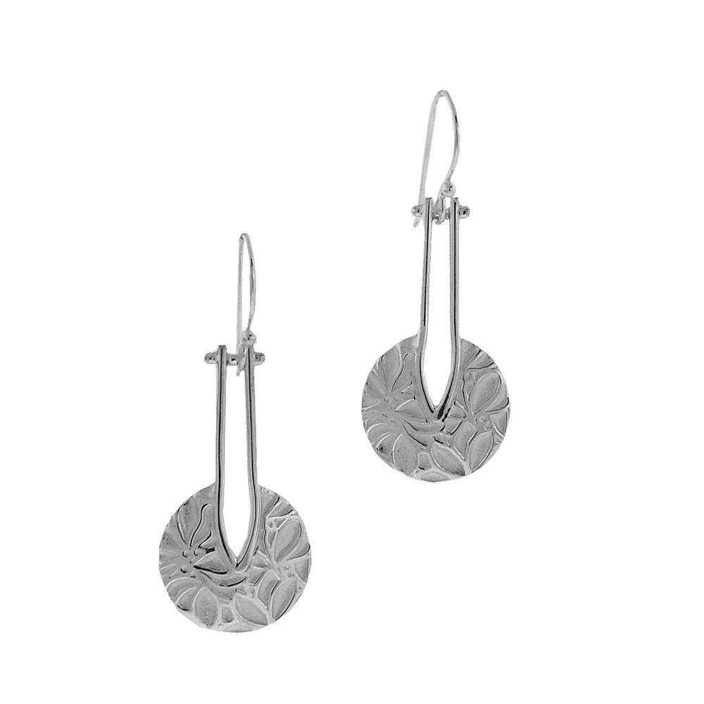 Flower Textured Earrings