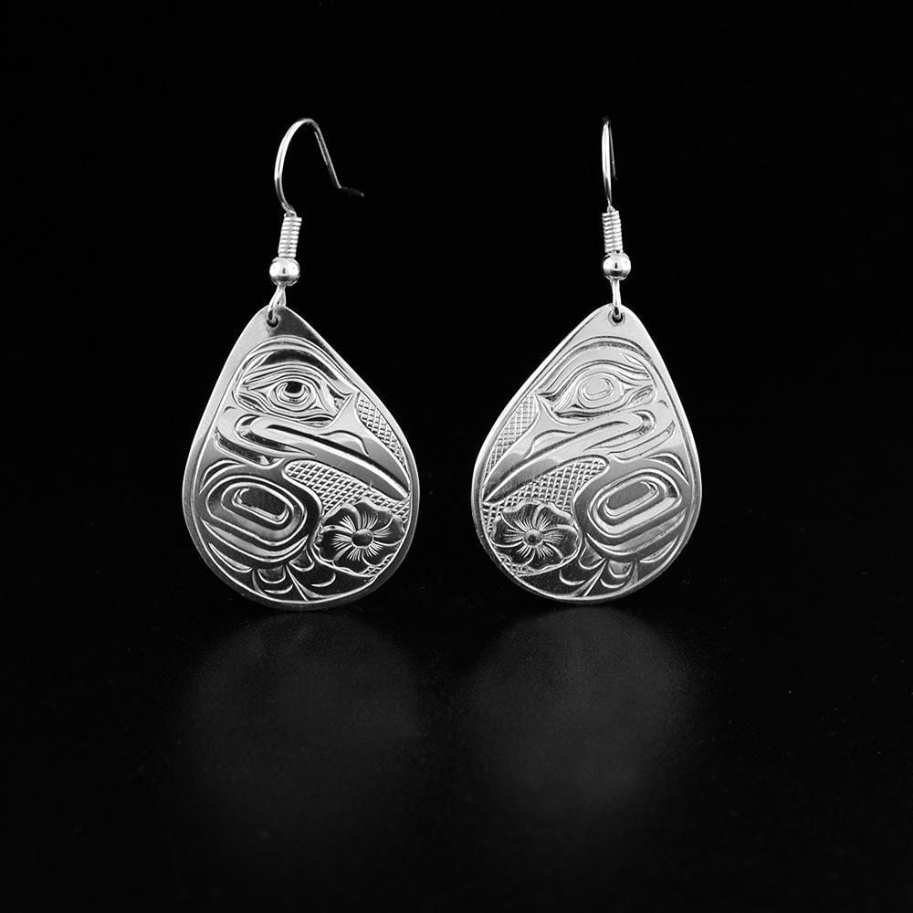 Sterling Silver Teardrop Eagle Pendant