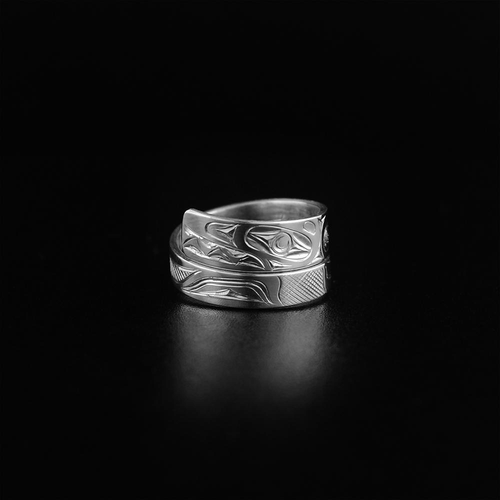 Dainty Orca Wrap Ring