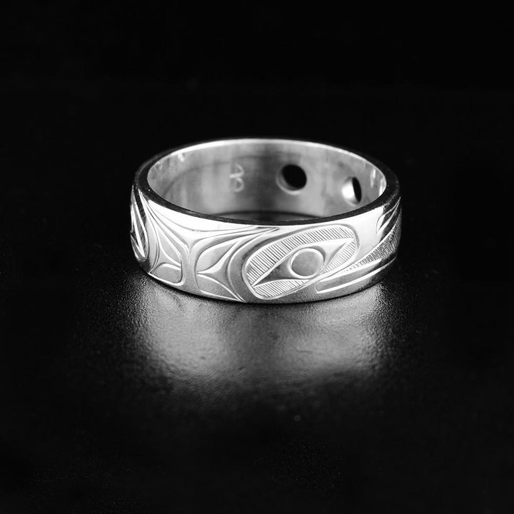 Sterling Silver Eagle and Raven Pendant/Ring