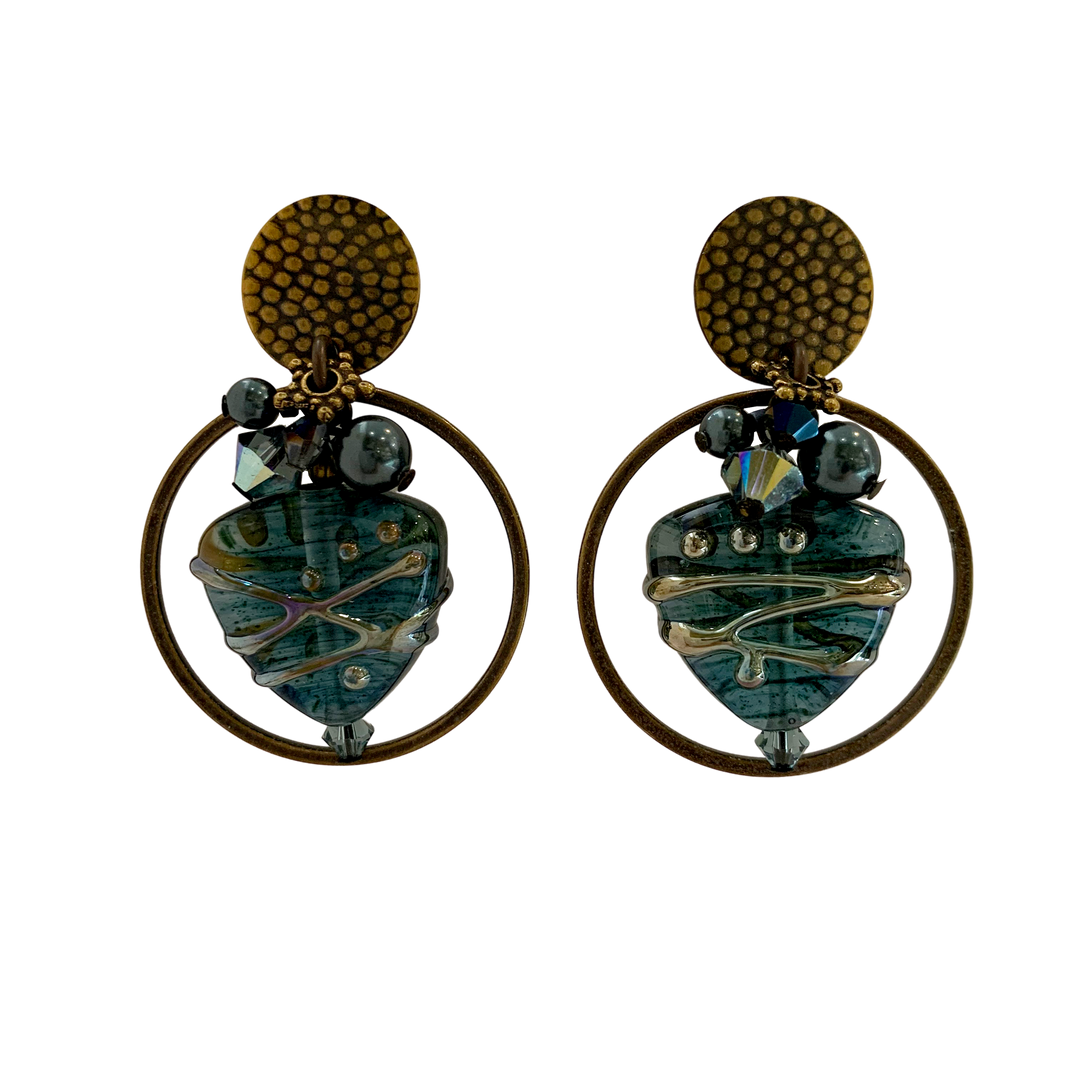Tofino Blue Splash Earrings