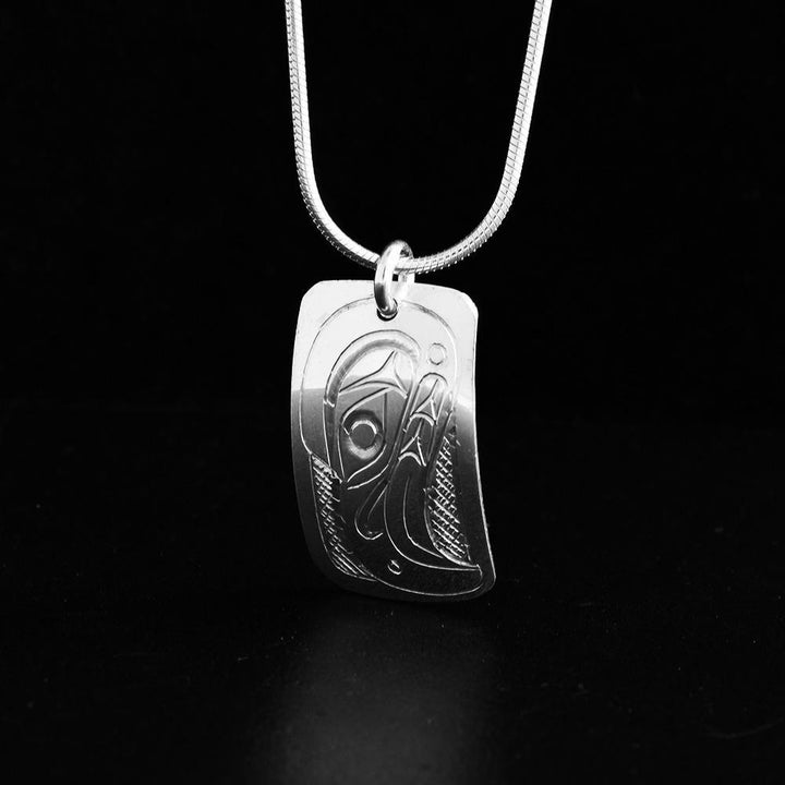 Small Sterling Silver Eagle Pendant in Various Shapes
