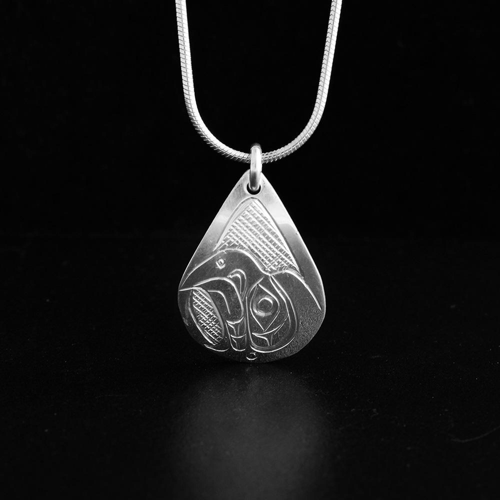 Small Sterling Silver Eagle Pendant in Various Shapes