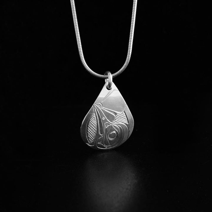 Small Sterling Silver Hummingbird Pendant in Various Shapes