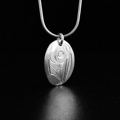 Small Sterling Silver Hummingbird Pendant in Various Shapes