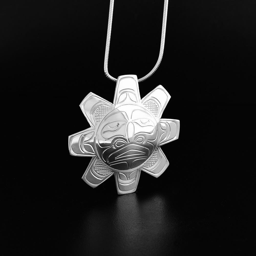 Sterling Silver Sun Pin/Pendant