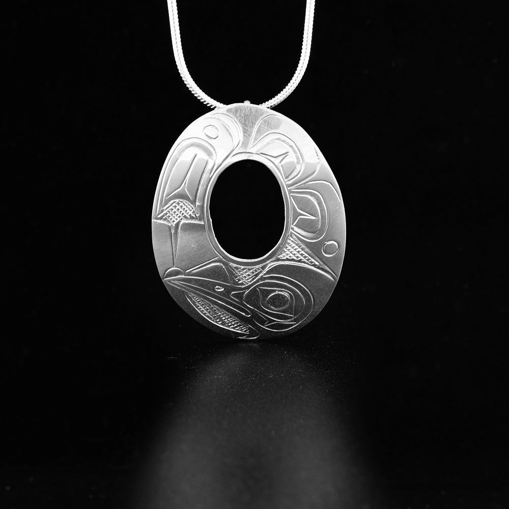 Sterling Silver Hummingbird Pendant in Various Shapes