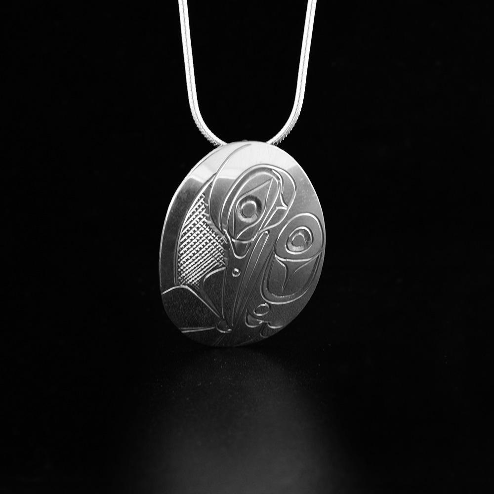 Sterling Silver Hummingbird Pendant in Various Shapes