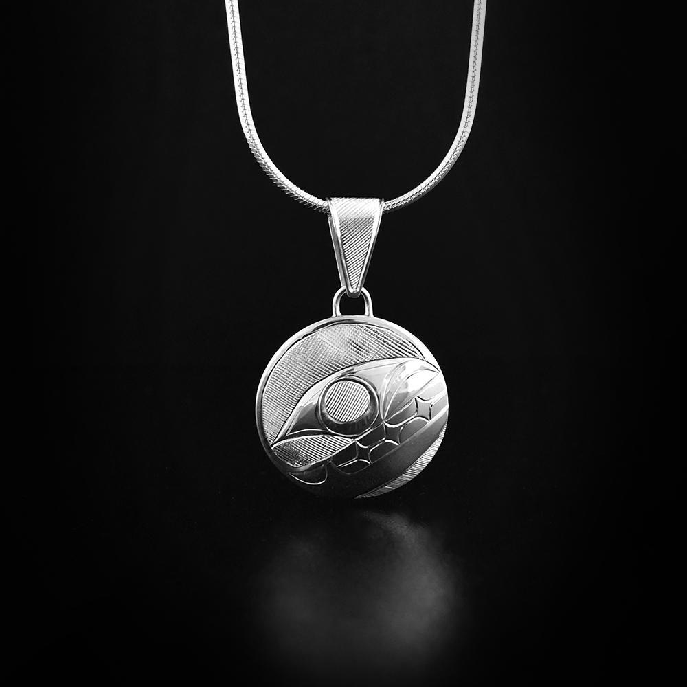 Round Orca Pendant