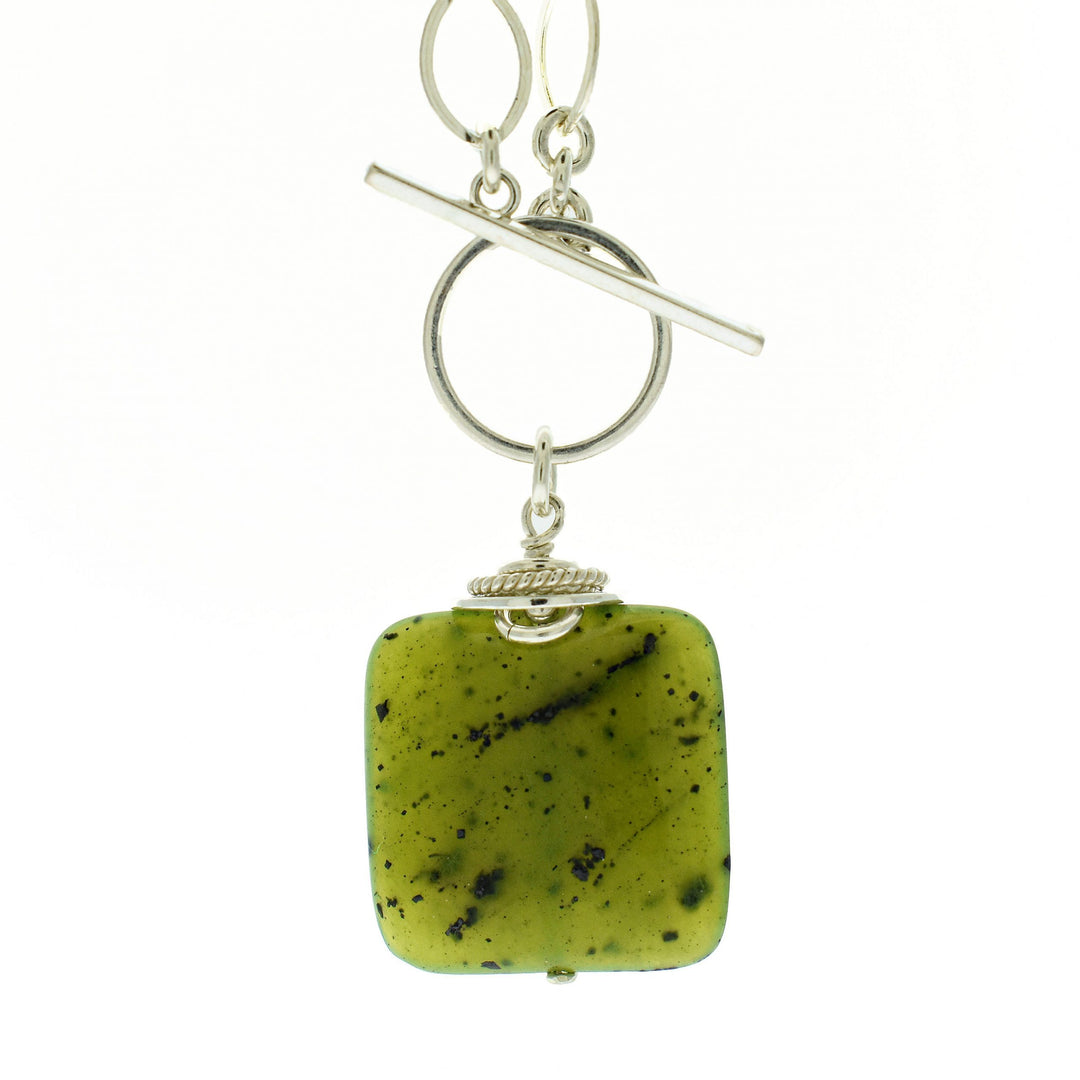 Square BC Jade Necklace