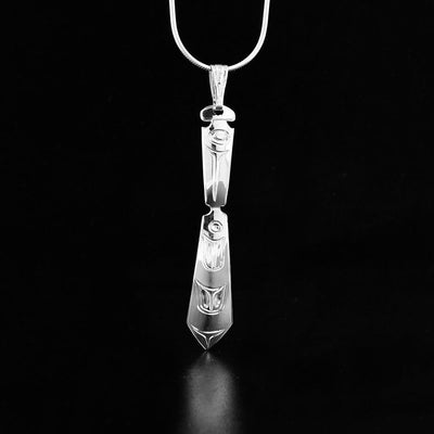 Sterling Silver Paddle Pendant