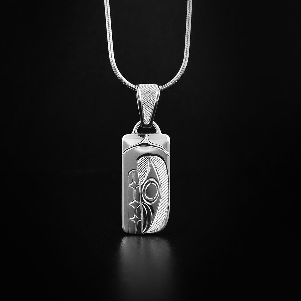 Silver Orca Pendant