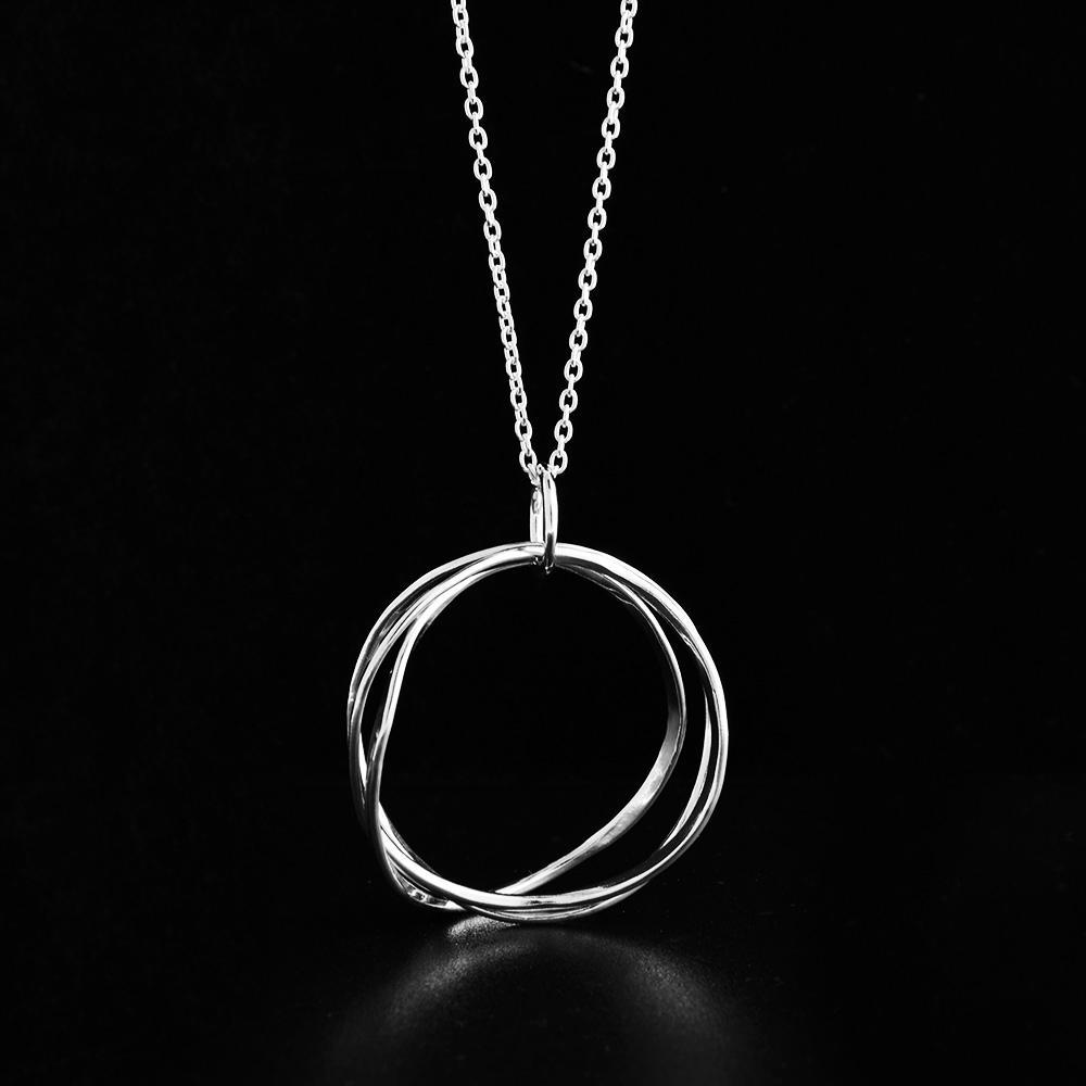 Sterling Silver Ripple Pendant