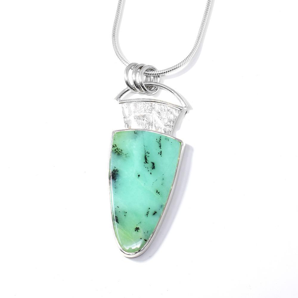 Chalcedony Canyon Text Pendant
