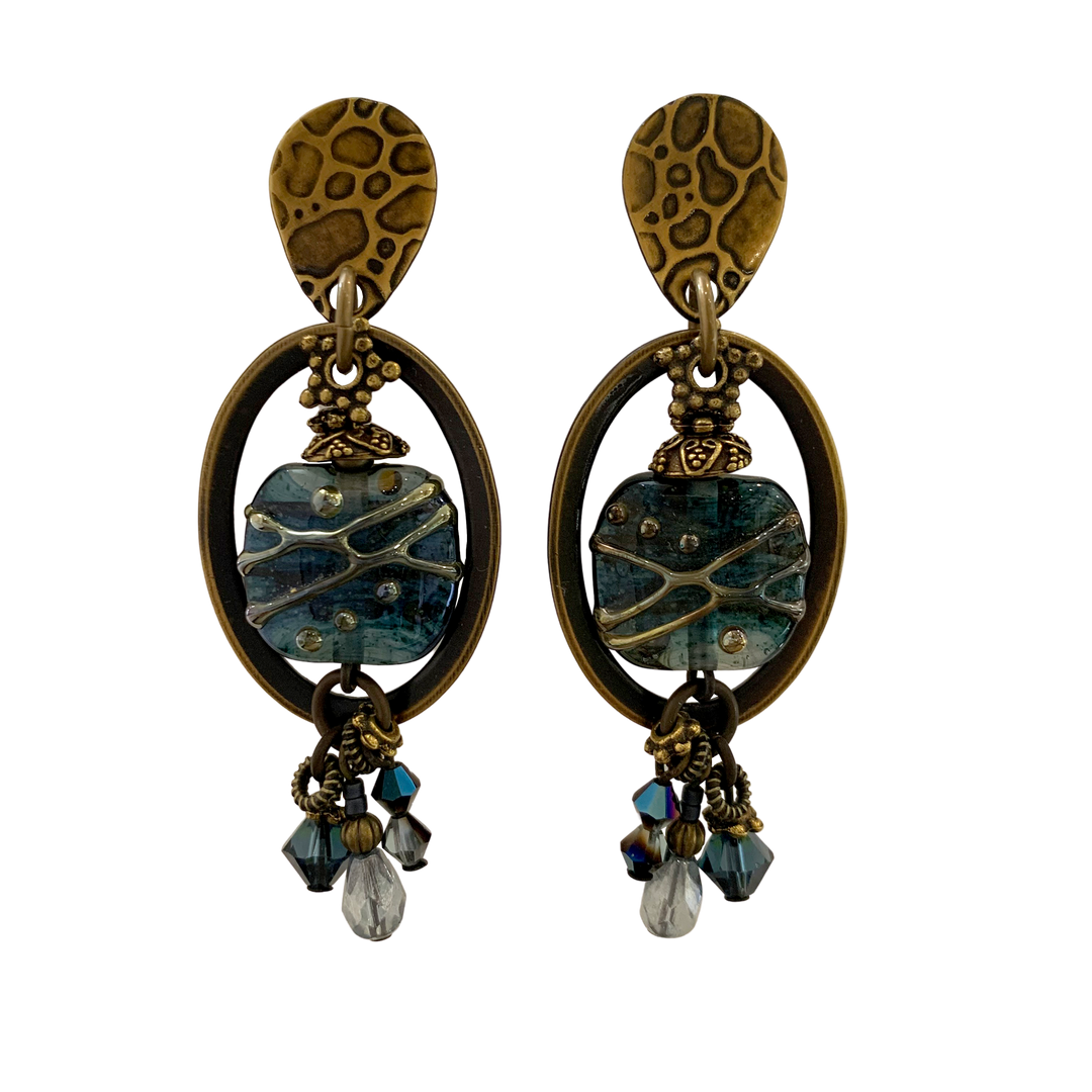 Tofino Blue Beach Earrings