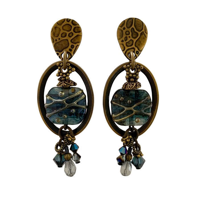 Tofino Blue Beach Earrings
