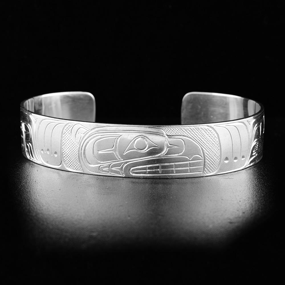 1/2" Sterling Silver Bear bracelet