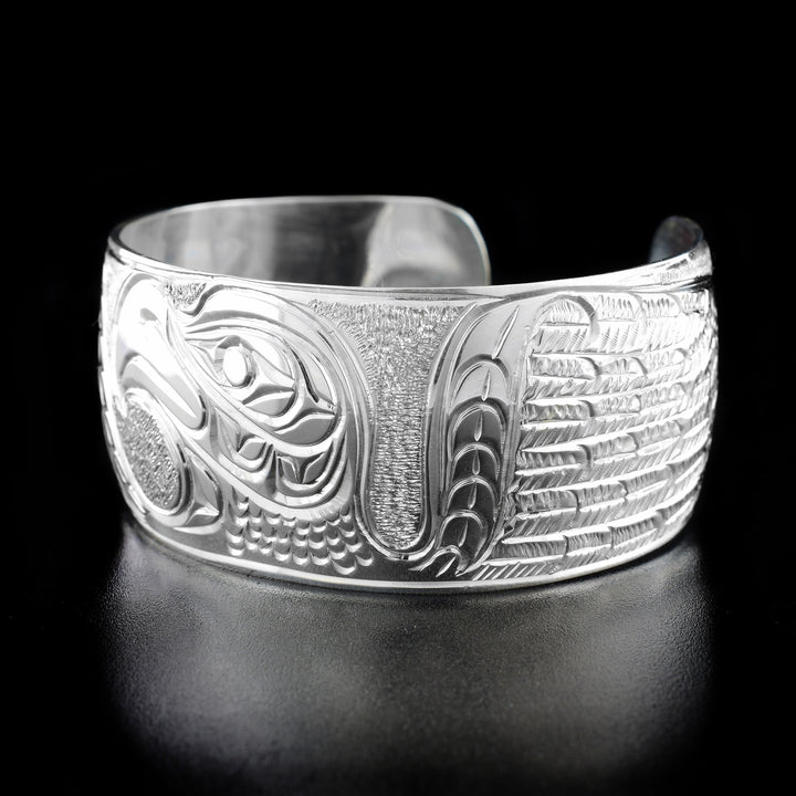 Sterling Silver Eagle with Spread Wings Bracelet - Artina's Jewellery