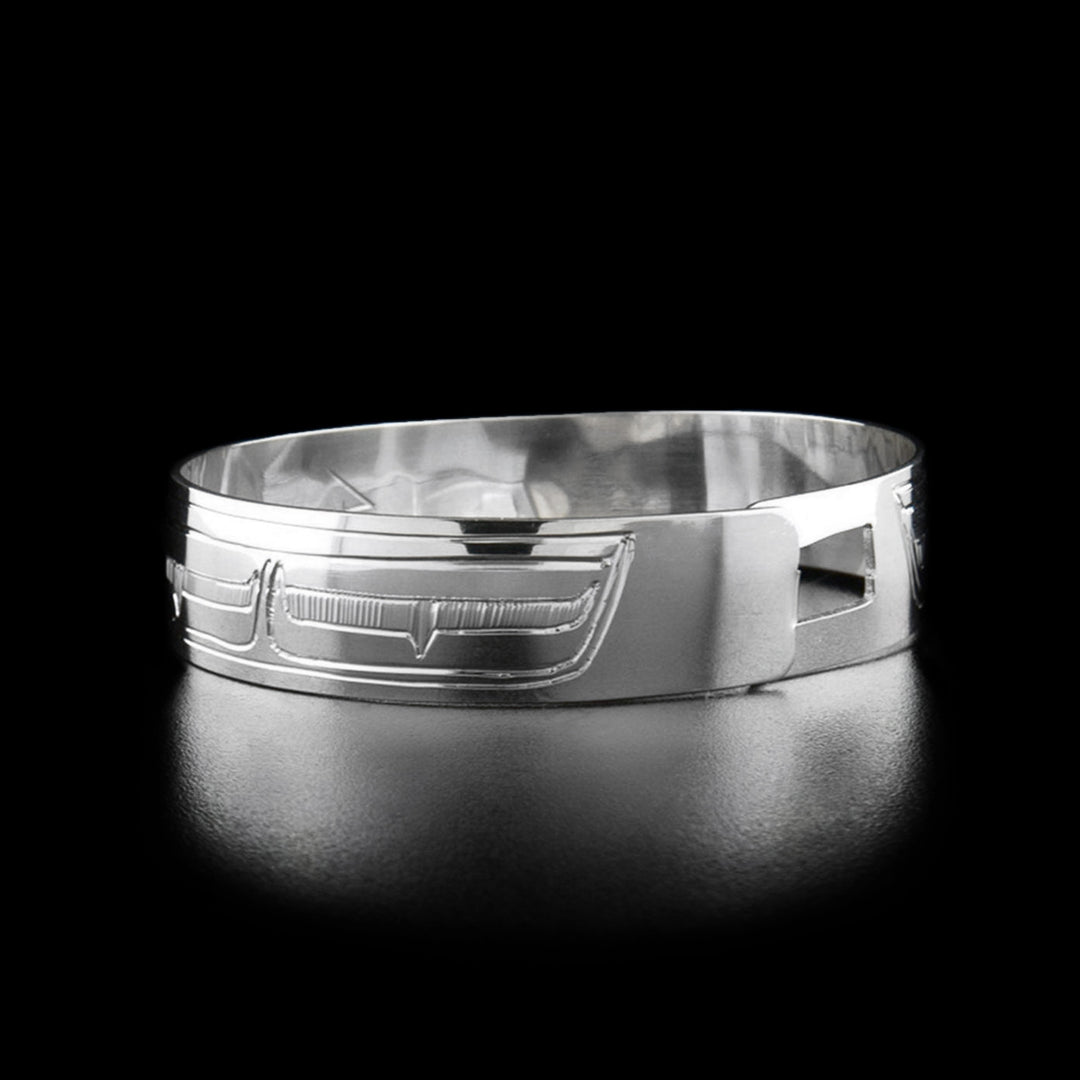 Sterling Silver 1/2" Eagle Clasp Bracelet - Artina's Jewellery