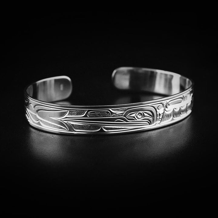 3/8” Silver Hummingbird Bracelet