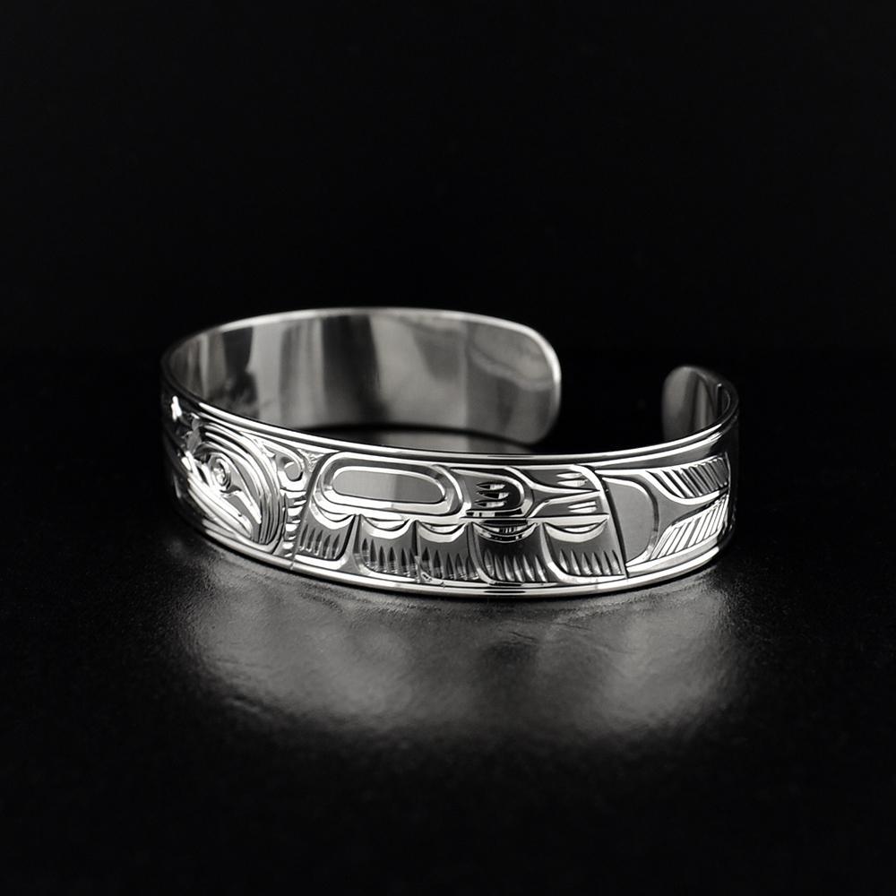 ½” Silver Hummingbird Bracelet