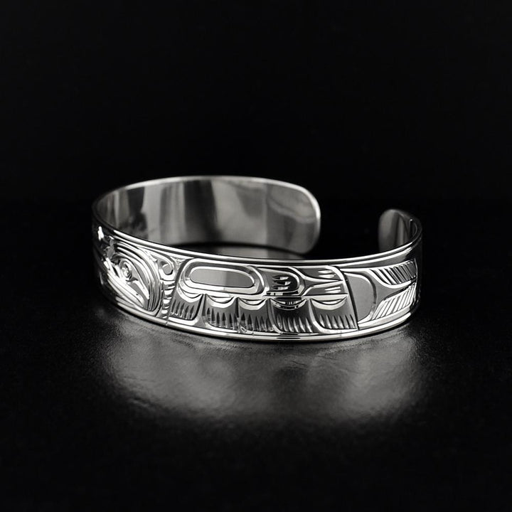 ½” Silver Hummingbird Bracelet