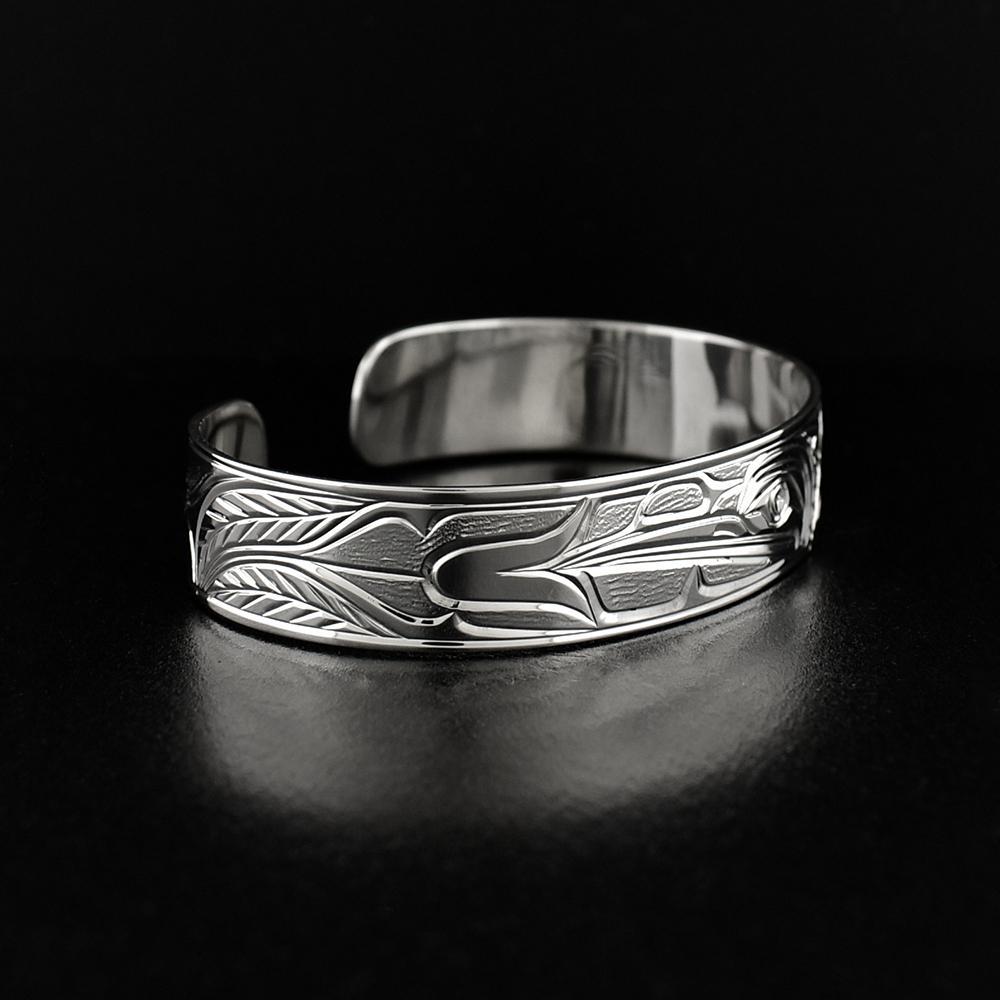 ½” Silver Hummingbird Bracelet