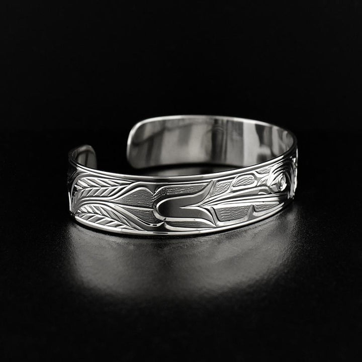 ½” Silver Hummingbird Bracelet
