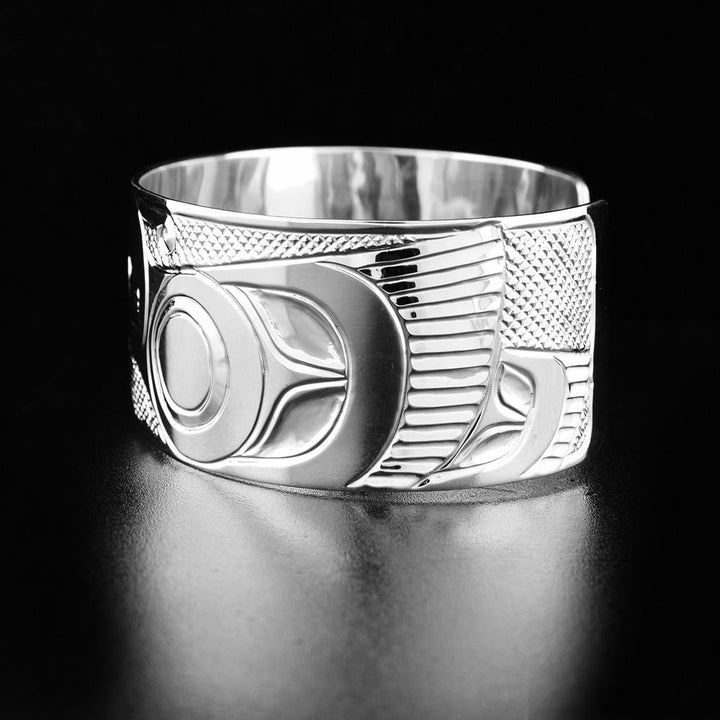 3/4” Silver Hummingbirds Bracelet