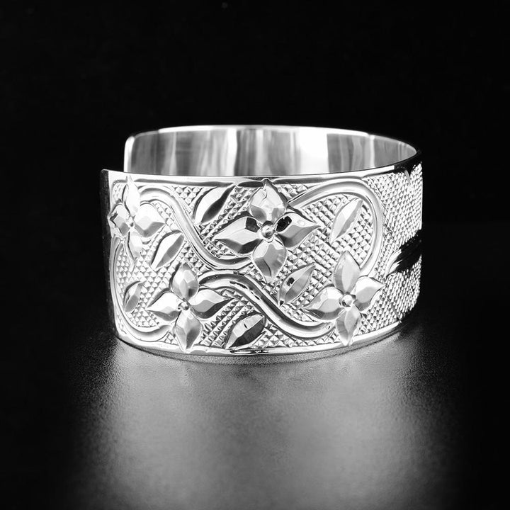 3/4” Silver Hummingbirds Bracelet