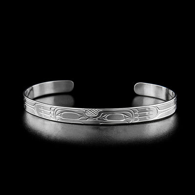 Sterling Silver 1/4" Frog Bracelet - Artina's Jewellery