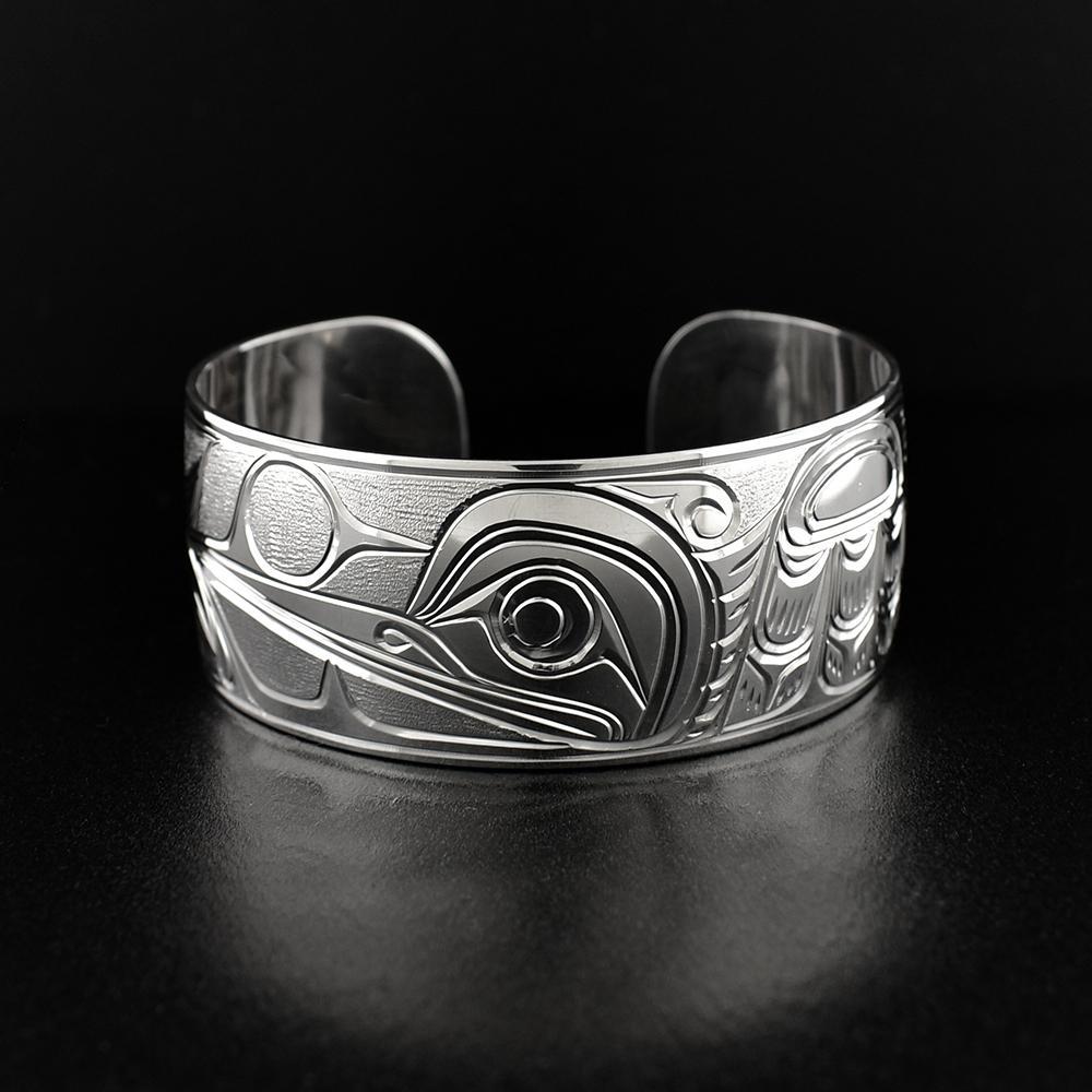 Sterling Silver 1" Hummingbird Bracelet