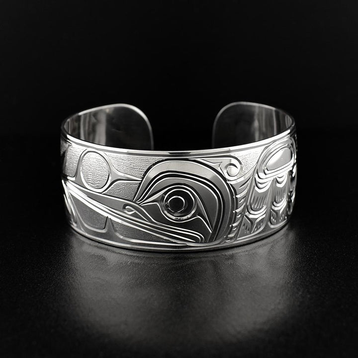 Sterling Silver 1" Hummingbird Bracelet