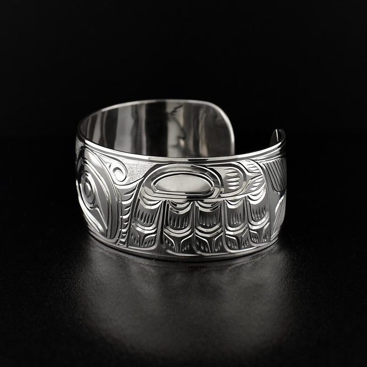 1" Silver Hummingbird Bracelet