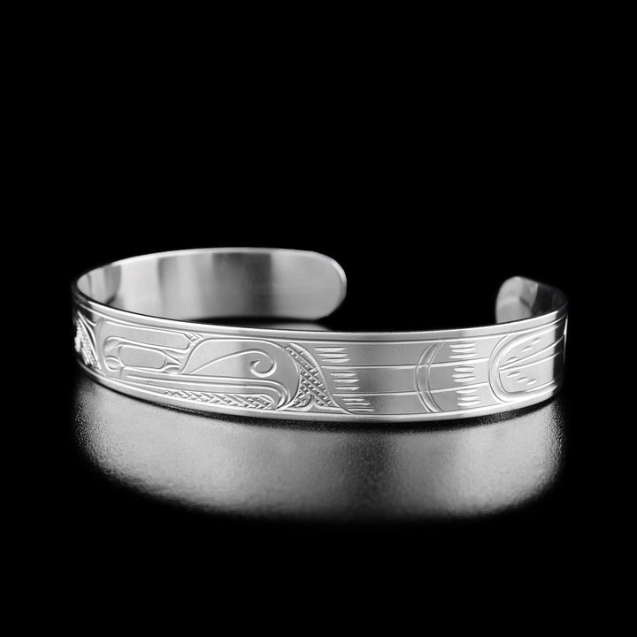 Sterling Silver 3/8" Thunderbird Bracelet - Artina's Jewellery