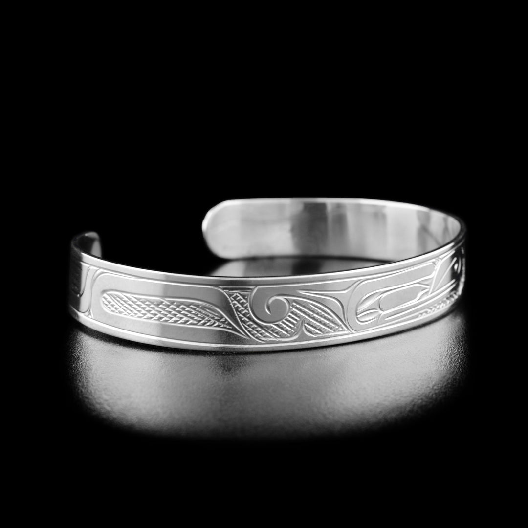 Sterling Silver 3/8" Thunderbird Bracelet - Artina's Jewellery